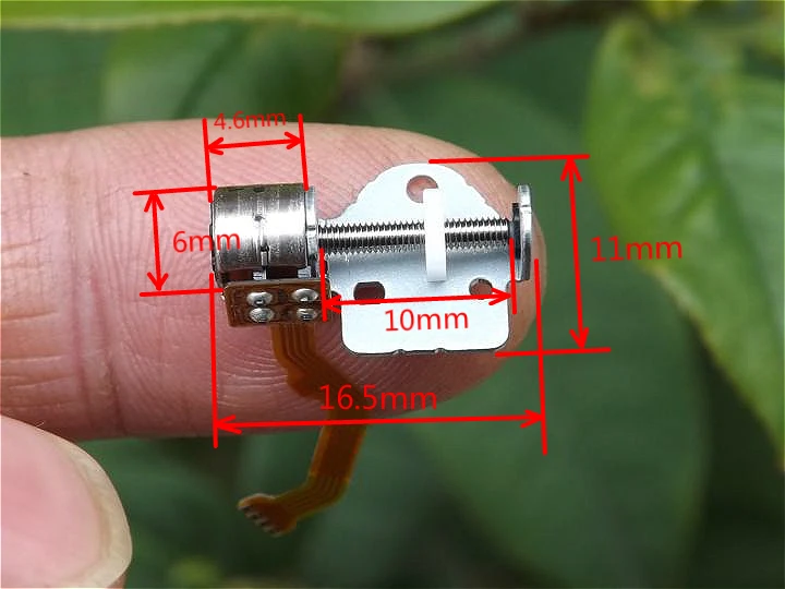 

6mm micro stepping motor slide screw drive accessories / camera accessories / micro engraving machine accessories DIY