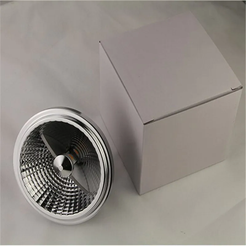 Новинка 2017 года LED AR111 Spotlight Dimmable15w GU10/E27/G53 лампочки с бликов дизайн AC85 265V/DC12V 100 Вт