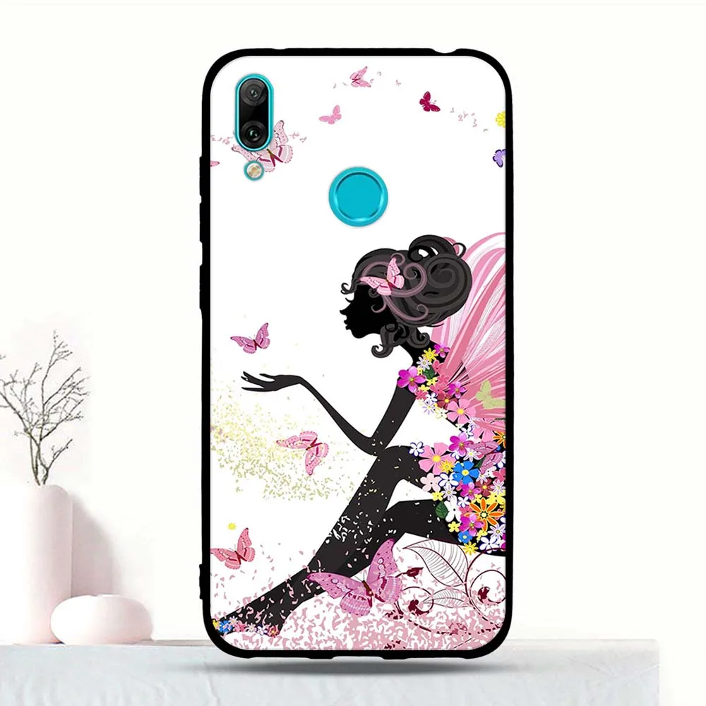 Для huawei Y7 Y7 Prime Y7 Pro чехол силиконовый для huawei Enjoy 9 мультяшный 3D принт Funda бампер чехол 6,2" чехол для телефона - Цвет: 22