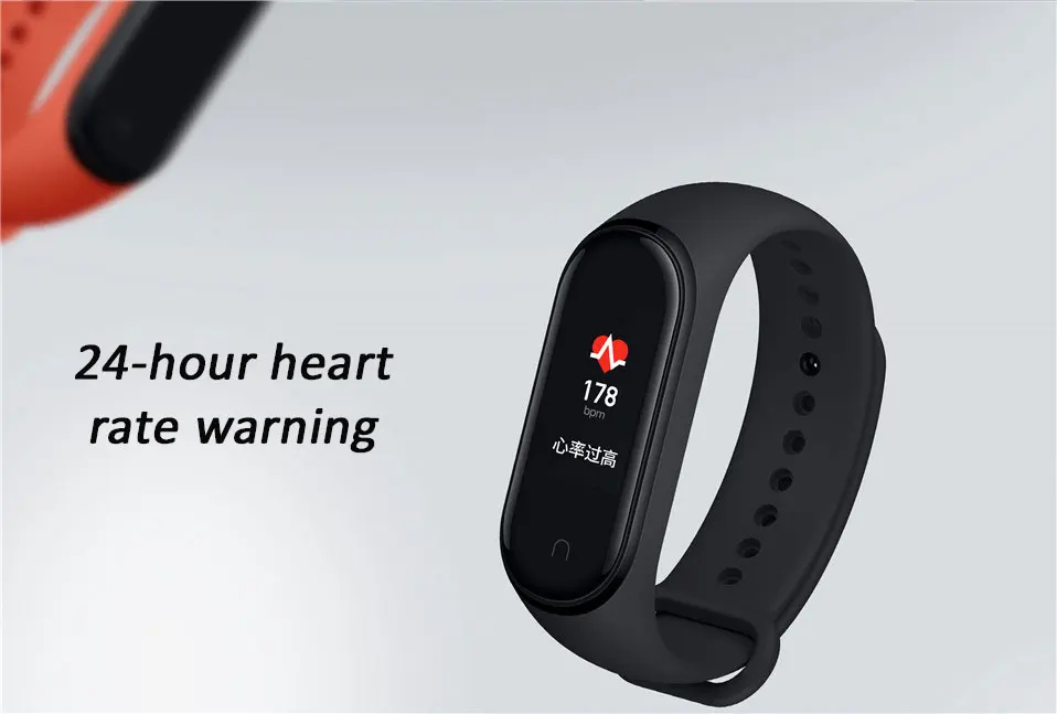 Новейший Xiaomi mi-браслет 4 Smart mi Band 4, фитнес-браслет с частотой сердечных сокращений 135 мАч, цветной AMOLED сенсорный экран, Bluetooth 5,0
