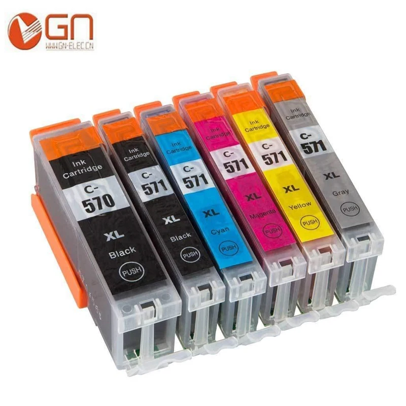PGI570 CLI571XL чернильные картриджи для Canon Pixma MG5750 MG5751 MG5752 MG6850 MG7750 MG6853 MG7753 TS5050