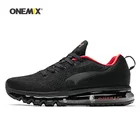 ONEMIX мужская спортивная обувь для мужчин Симпатичные Zapatillas атлетические кроссовки черные и красные спортивные кроссовки с воздушной подушкой для прогулок