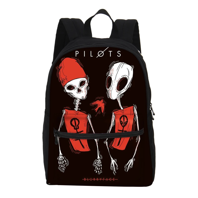 Рюкзак Twenty One Pilots с принтами, школьный рюкзак для детей, школьные сумки для подростков, для мальчиков и девочек, ранец, Детская сумка для книг, Mochila - Цвет: Бежевый