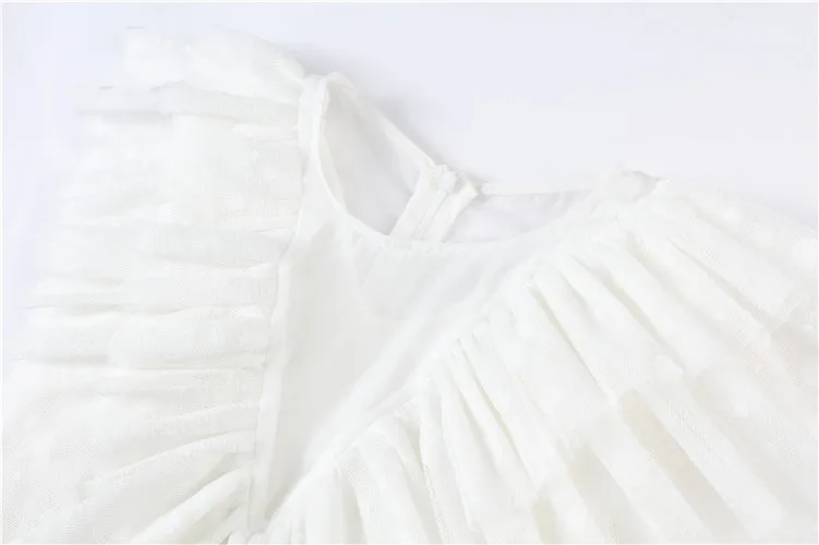 Милое белое платье принцессы 2019 женское посмотрите на дешевое Сетчатое бальное в