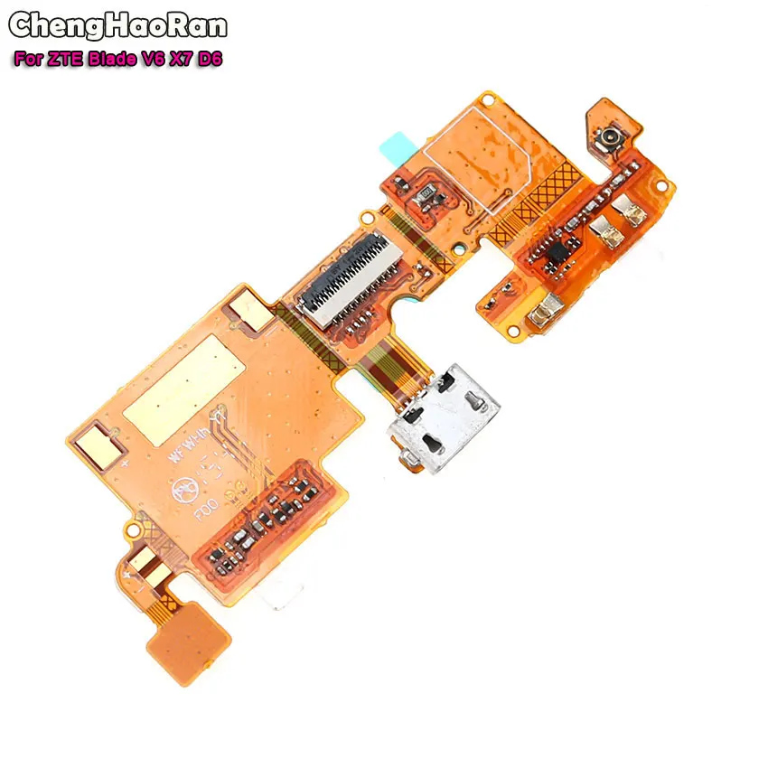 Новый USB порт для зарядки ChengHaoRan подключения ленты ZTE Blade V6 X7 D6|Шлейфы мобильных
