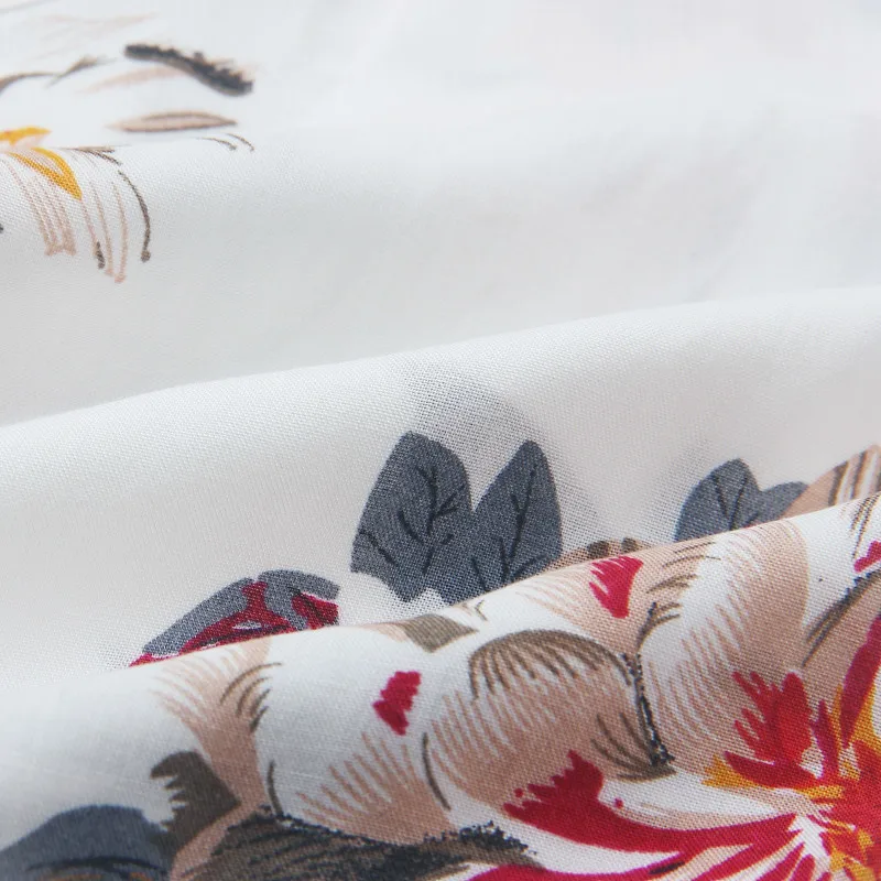 Summe women T-shirt Floral Printing Slash Neck Black White Blue Color Slimming Type Three Quarter Sleeve Women Fashion Wear | Женская