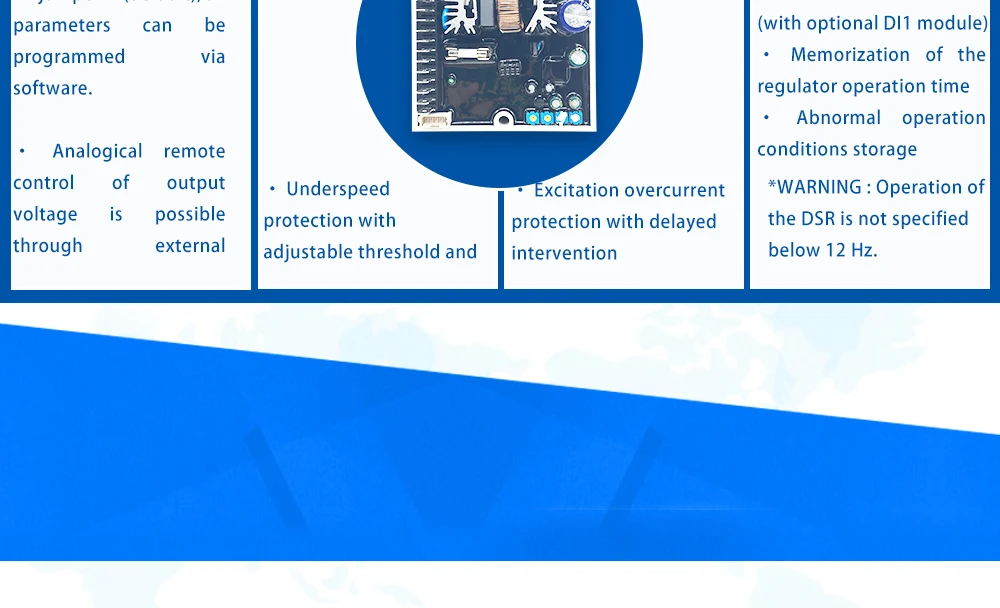 Автоматический напряжение регулятор AVR DSR для Mecc Alte цифровой сменный AVR с Экспресс