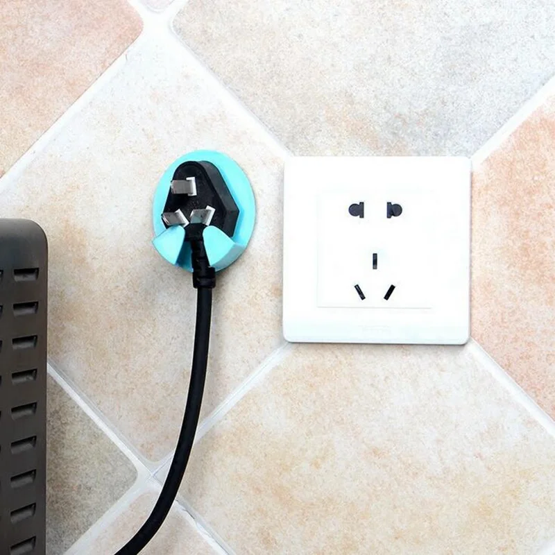 2 шт. Мощность Штекерный разъем Крюк Держатель вешалка стены дома декоративный