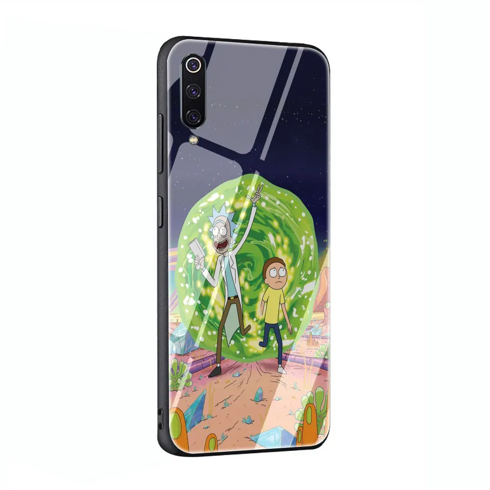 Забавный чехол из закаленного стекла Rick And marty для Xiaomi 8 Lite A1 A2 9 Redmi Note 5 6 7 Pro 6A 4X F1 - Цвет: G3