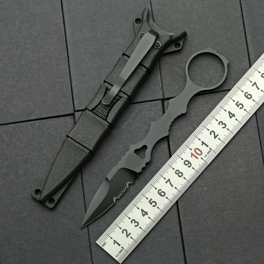 Karambit 176T фиксированный нож D2 стальной ползуб лезвия ABS оболочка для охоты на открытом воздухе выживания тактический карманный прямой нож EDC инструменты