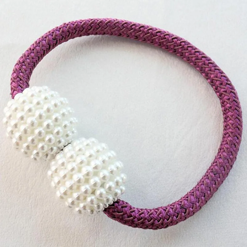 Жемчужные магнитные держатели для шаров на шнуровке висячая пряжка завязка