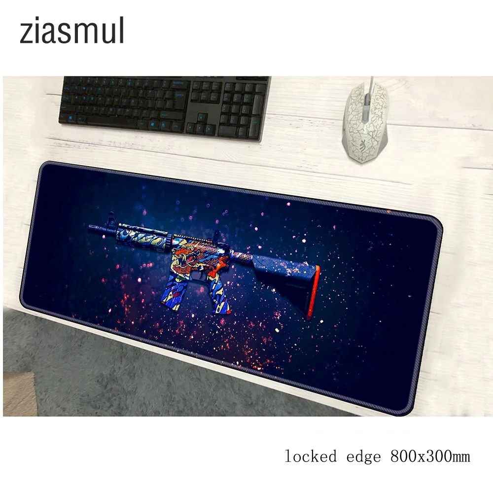 Коврик для мыши csgo 800x300x3 мм коврик cs go notbook компьютерный красочный игровой геймер
