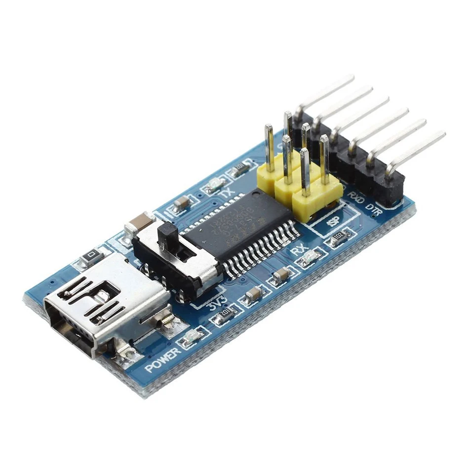 Последовательный преобразователь FT232RL FTDI Mini USB в TTL модуль адаптера 3 В 5 плата для