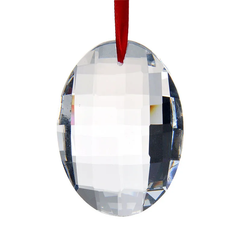 H & D 63 мм прозрачное Круглое стекло хрустальные призмы Suncatcher подвески люстры