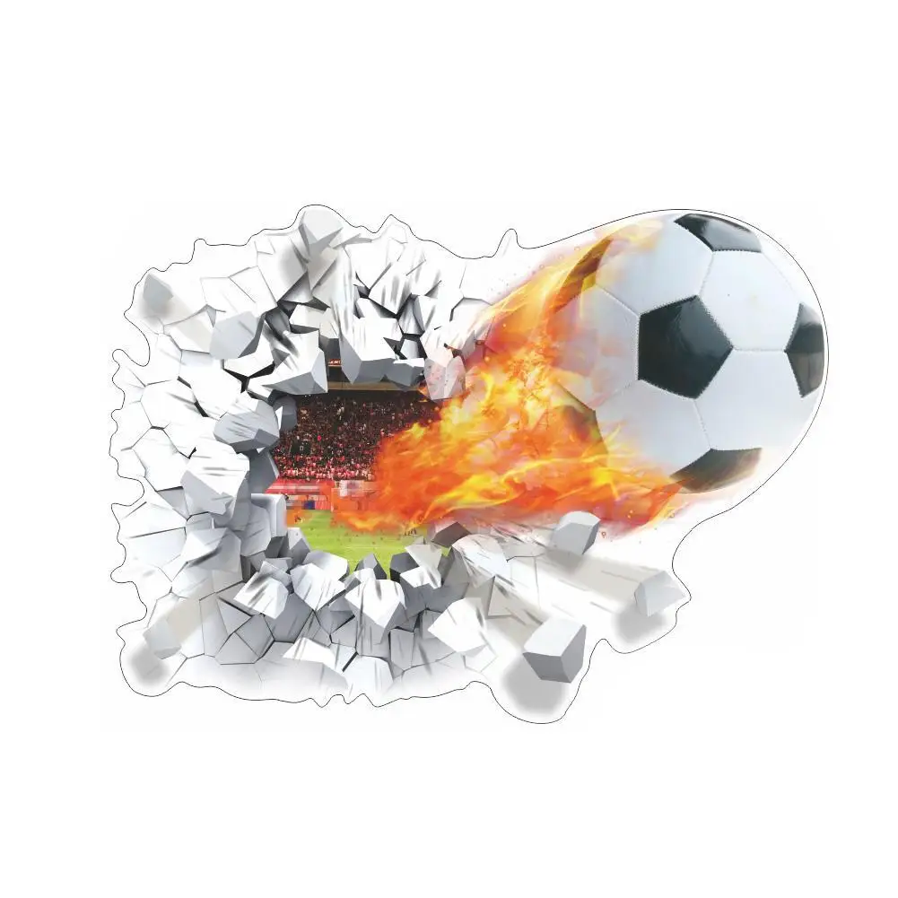 1 шт. персонализированные взрывные футбольные мячи настенные наклейки для