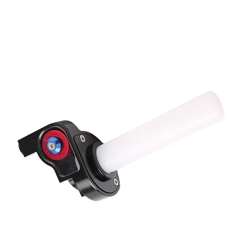 Free Shipping Grips Settle Twist Throttle Clamp Plastic With Aluminum For Motorcycle Pit Dirt Bike Motocross ATV Offroad Quad - Цвет: Белый