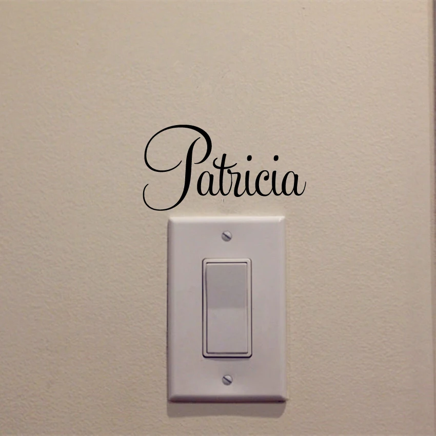 Персонализированные виниловые имя Патрисия наклейки|Наклейки на стену| |