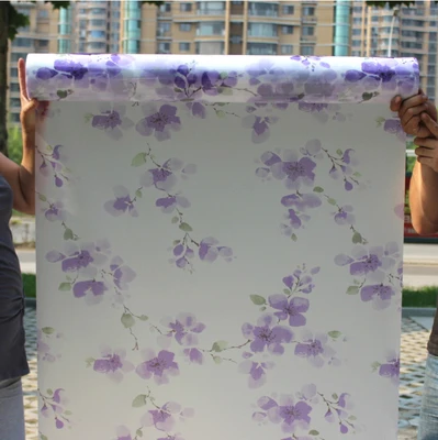 45X100cm Красная слива самоклеящаяся оконная пленка оконная наклейка стеклянная пленка раздвижная дверь полупрозрачная декоративная пленка непрозрачная стеклянная наклейка s - Цвет: 45X100cm
