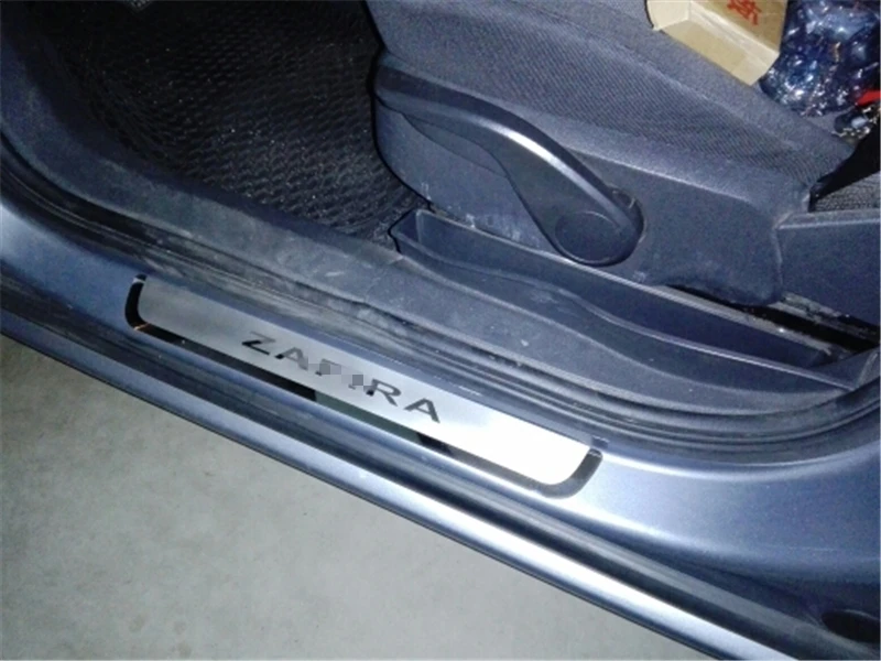 Защитная накладка на пороги для Opel Zafira A C для Vauxhall Zafira B, накладка из нержавеющей стали, наклейка для стайлинга автомобилей, аксессуары Atuo
