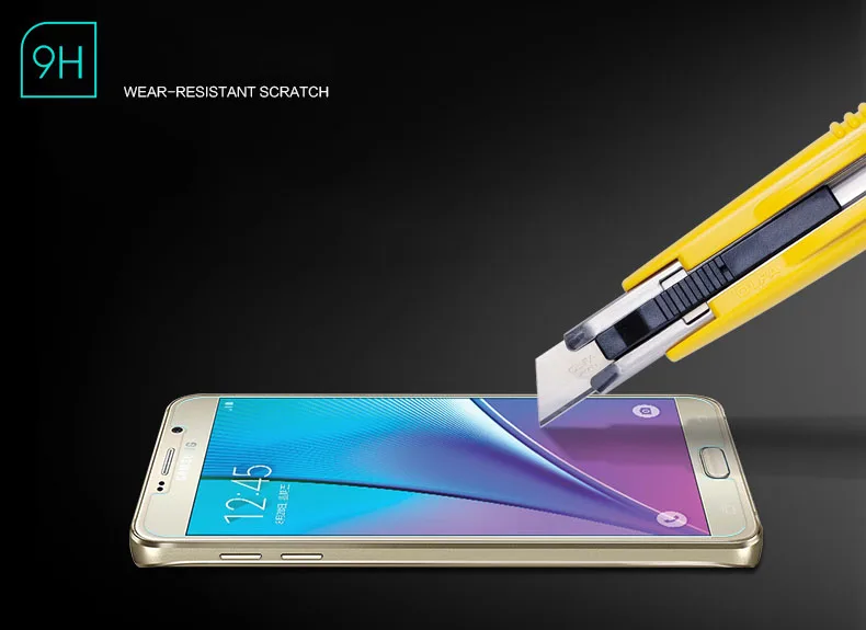 Оригинальное закаленное стекло высшего качества для Samsung GALAXY Note 5 N9200 7 дюймов