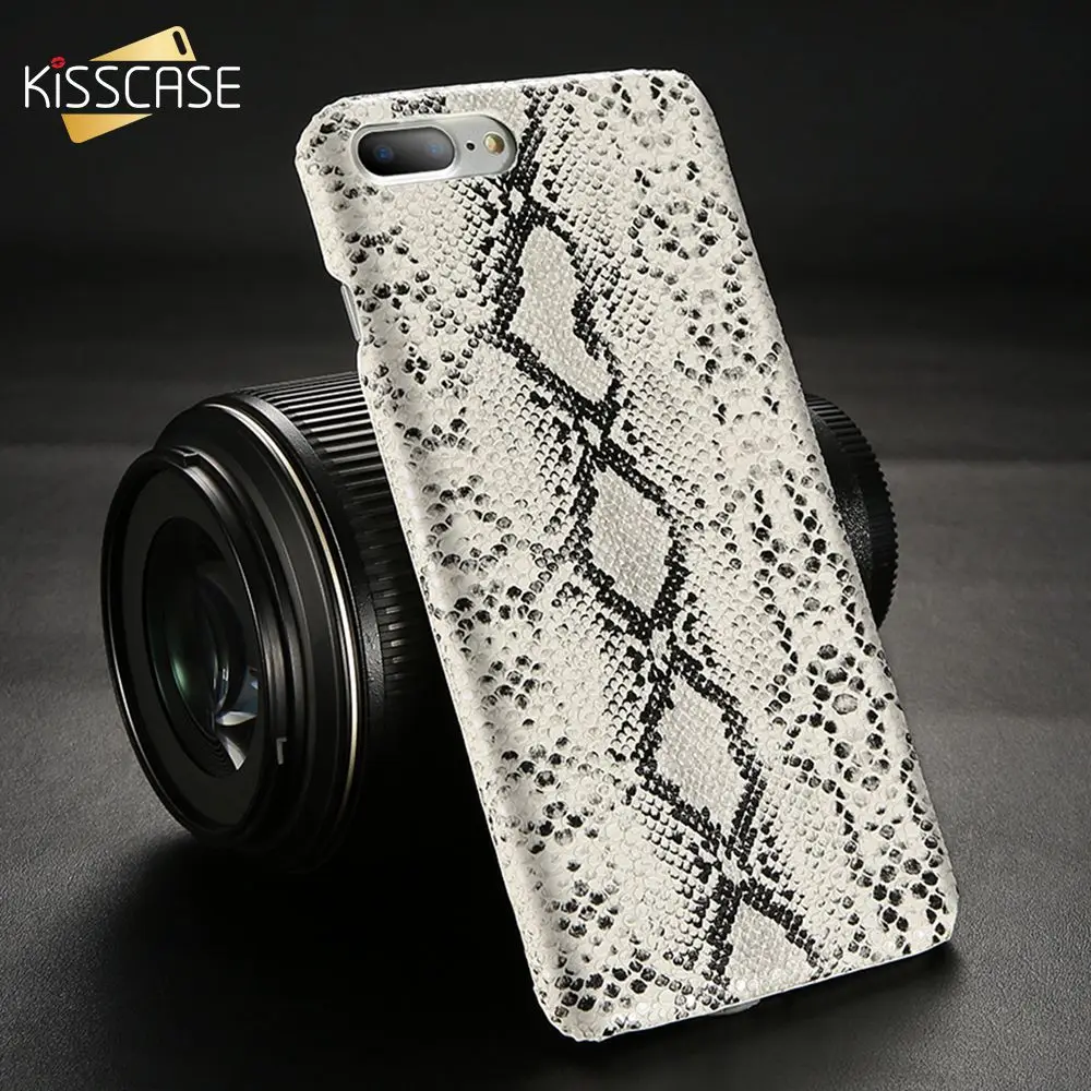 KISSCASE чехол из змеиной кожи для iPhone 7 8 6 6S Plus 5S SE 5 телефона X XS Max XR 10 аксессуары