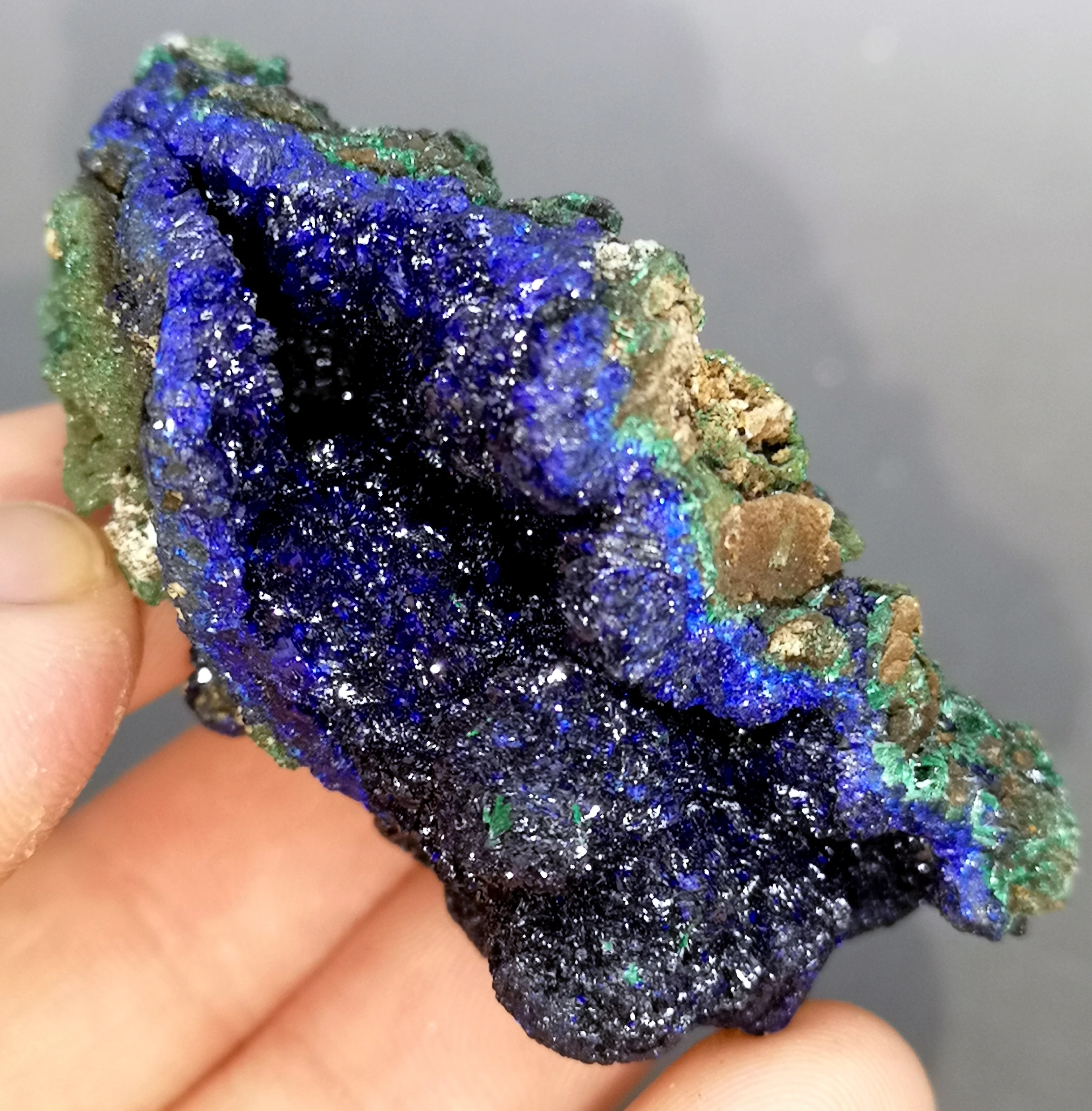 Самых популярных моделей! 56 г Натуральный Камень Блестящий Азурит и Малахитовый