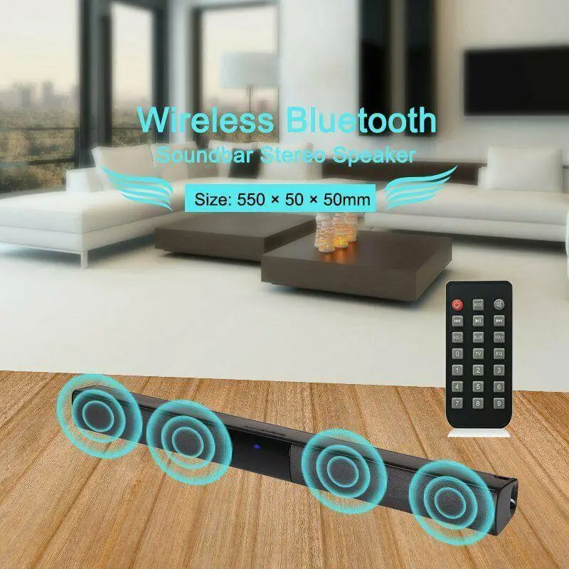 Kuulee беспроводная звуковая панель с Bluetooth акустическая система домашний кинотеатр Soundbar, сабвуфер
