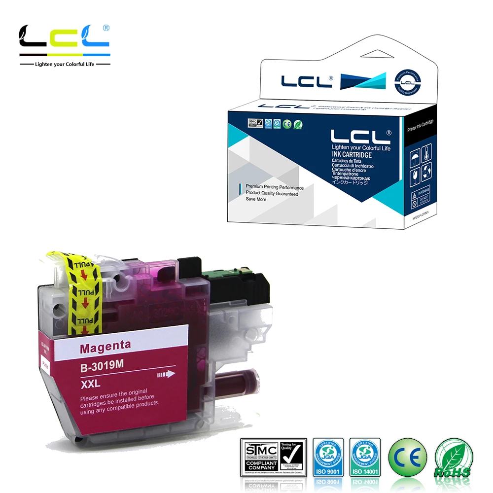 Картридж с чернилами LCL LC3019 LC3017 XXL LC3019C LC3019M LC3019Y картридж пигментом (1 упаковка c m y)