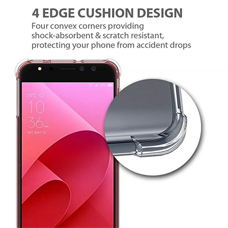 Подушка безопасности противоударный чехол для Asus ZB631KL ZA550KL ZB553KL ZS551KL ZC554KL ZE554KL ZD552KL