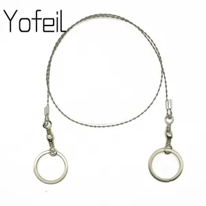 1 шт. Высокое Качество Нержавеющей проволоки увидел аварийный набор для путешествий лагерь поход прокрутки на открытом воздухе выжить серебряный инструмент охота кремень оборудование