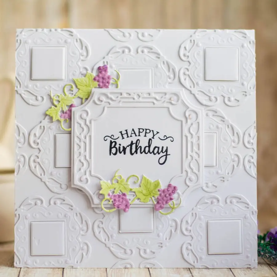 6 шт./лот металлическая рамка для этикеток декоративные штампы скрапбукинга