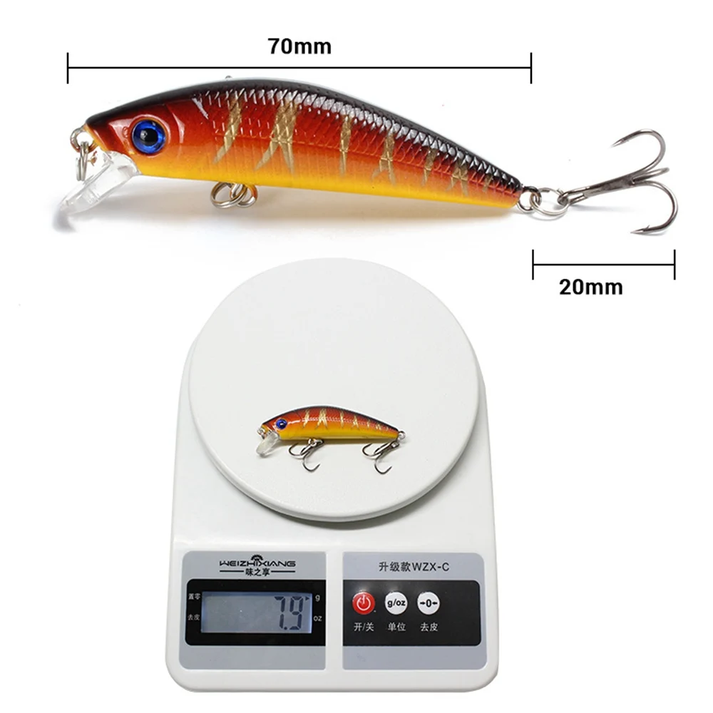 Victorsense Minnow приманки для ловли рыбы 7 см 9 г Crankba плавающая искусственная приманка