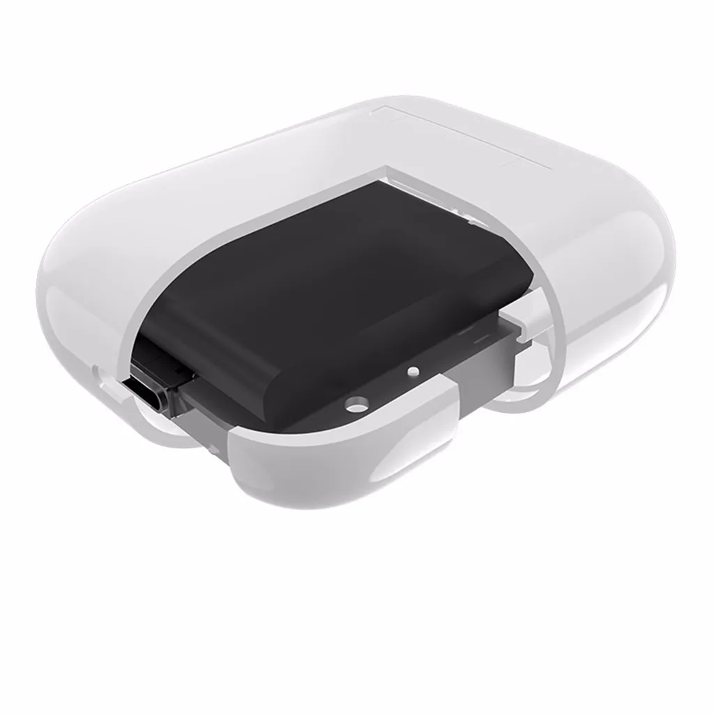 Беспроводной зарядный Чехол-приемник для Apple Airpods QI standard Airpods, беспроводной приемник, совместимый с любым беспроводным зарядным устройством