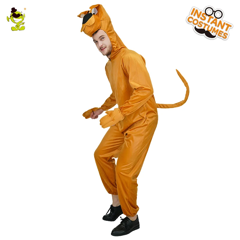 Для мужчин Собака комбинезон костюм высокое качество милые и забавные вечерние