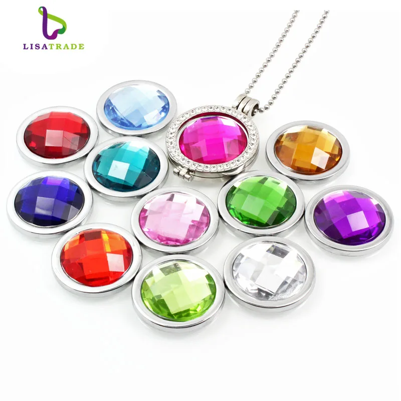 Новинка! 1 шт. моя декоративная монета 33 мм &quotкамень рождения 12 цветов&quot подходит