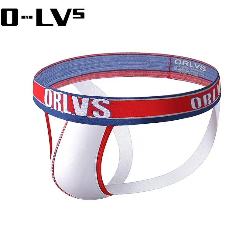 C Мужское нижнее белье 3D для геев ORLVS jockstrap сексуальное мужское мужские стринги Homme