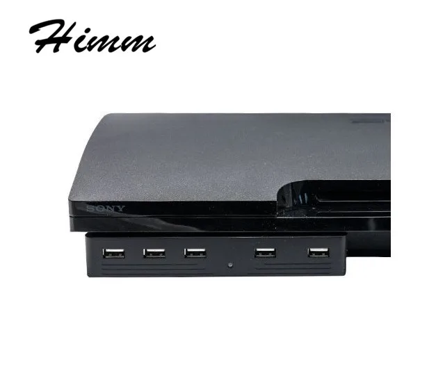 Черный 5 портов USB 2 0 концентратор в 1 конвертер для Playstation PS3 и Sony тонкий консолей