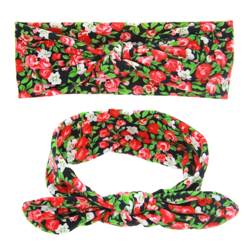 Повязка на голову из хлопка с бантом 1 шт. |