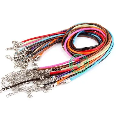 

1pc Braided rope Korea wax rope necklace wax line snake rope lobster buckle clavicle chain pendant pendant rope