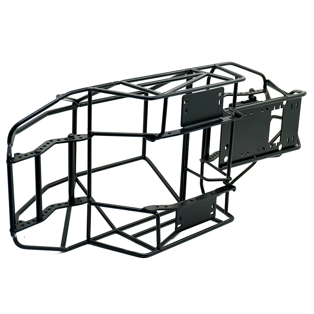 Черная металлическая рулонная клетка рама шасси RC Автомобильный кузов грузовика