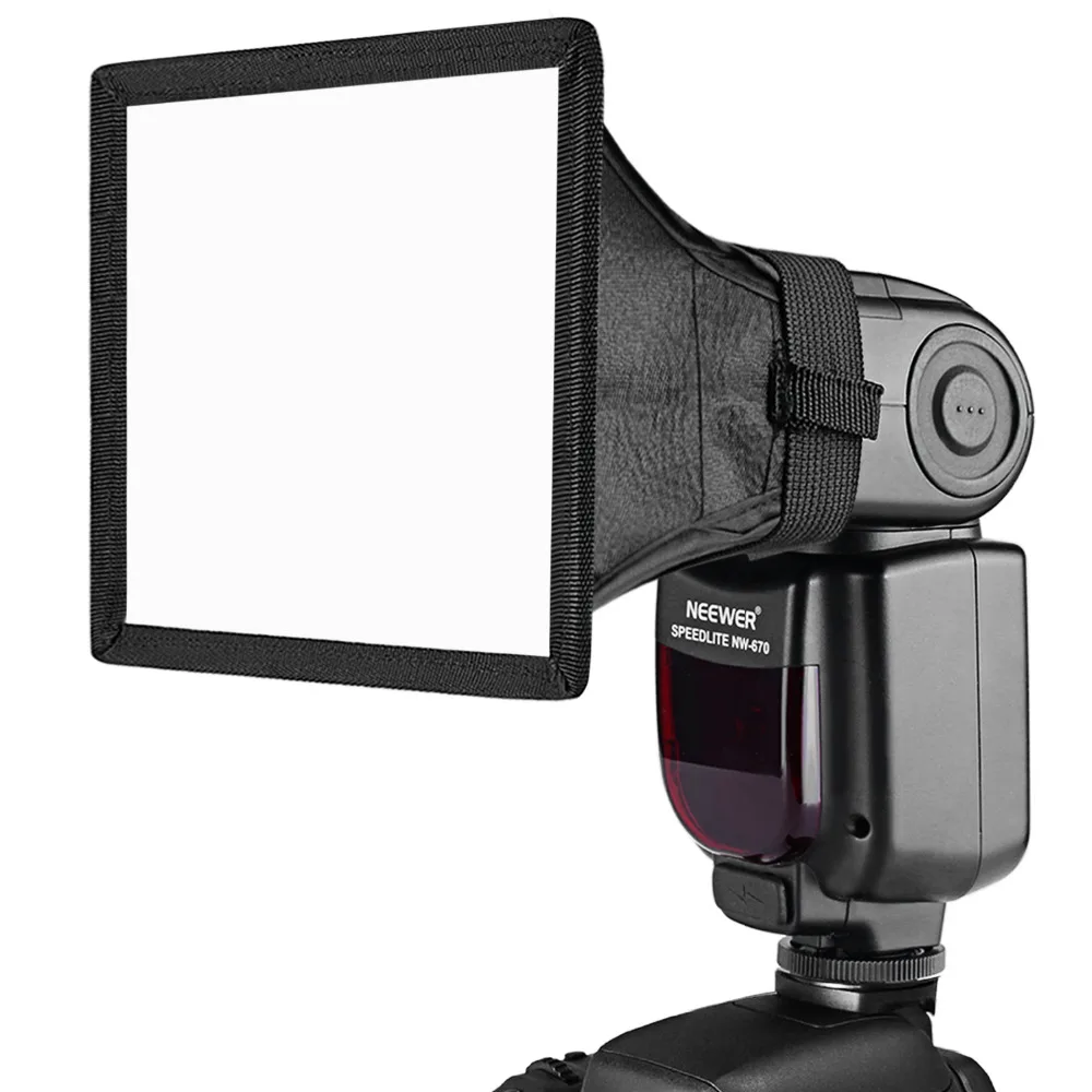 Софтбокс Neewer 6х5 дюймов/15х13 см рассеиватель фонарика Speedlite для Canon 580EX II 600EX-RT/YongNuo