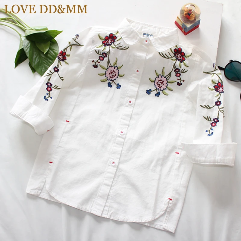 Рубашки для девочек LOVE DD &amp MM Весенняя новая детская одежда 2020 рубашка с длинными