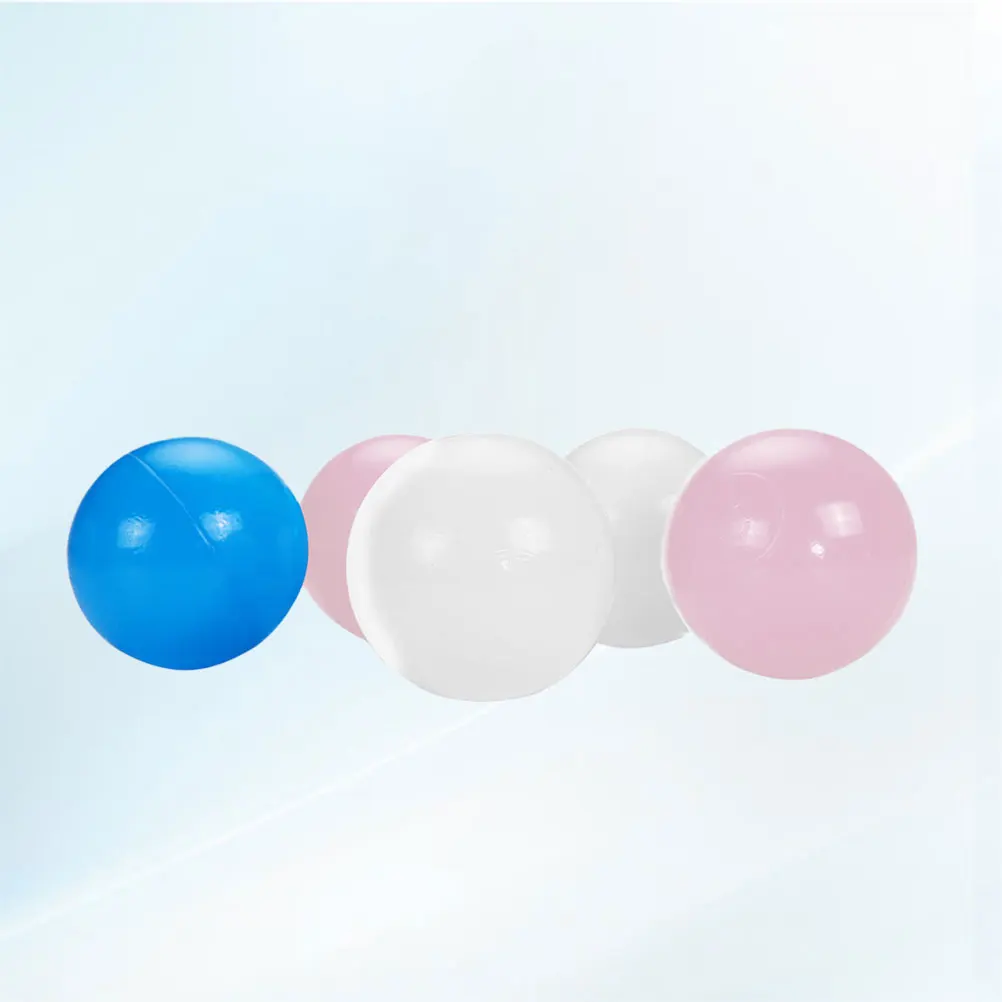 50pcs Ball Durable Bath Toys 7cm Ocean Balls White &amp Transparent Blue Pink Kid Pit Plastic For Kids | Игрушки и хобби