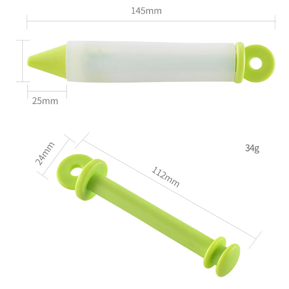 Silicone Food Writing Pen Chocolate Cake Decorating Tools Cream Cup Icing Piping Pastry Nozzles Kitchen Accessories Easy Operate |