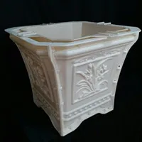 LJ-5701 (57cm Pot) 45 см/17,72 дюйма и 57 см/22,44 дюйма квадратная Орхидея прочная Бонсай Балкон DIY в помещении и на открытом воздухе Пол посадки бетонный цветочный горшок плесень - Цвет: LJ-5701 (57cm Pot)