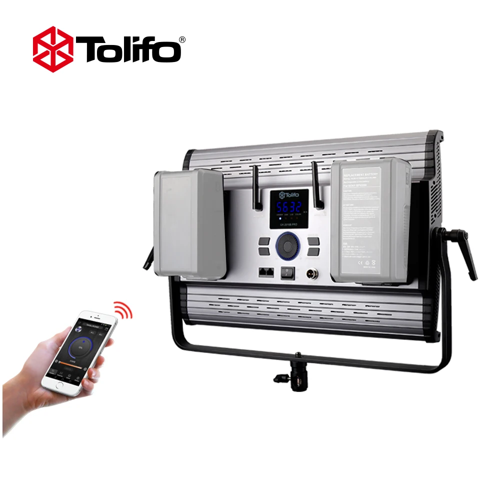 Светодиодный светильник Tolifo GK2016B для наружной фотосъемки и интервью 60 Вт 3200 5600 к