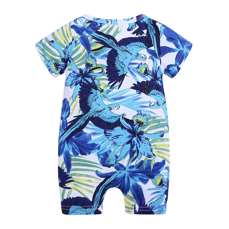 Детская одежда для новорожденных Детский комбинезон из хлопка синий банный