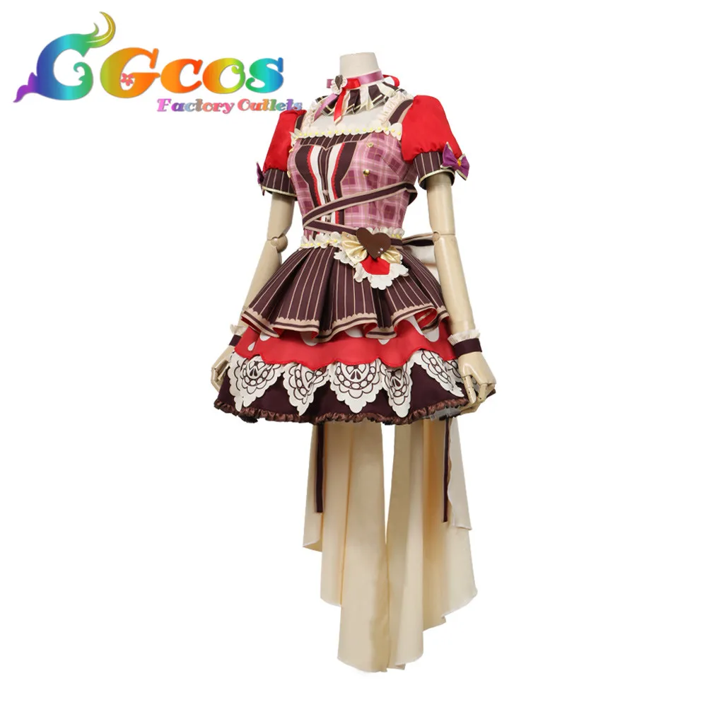 CGCOS Бесплатная доставка Косплэй костюм Bang Dream! Dustabata Happy Valentine Ichigaya Arisa костюмы на