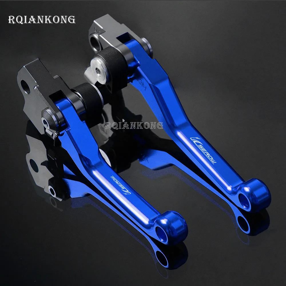 SEROW250 CNC Pitvot грязевой тормоз сцепления Рычаг мотокросса мотоцикл для YAMAHA YZ80/YZ85 WR250/WR 450 SEROW225/SEROW 250 Ручка Рычаги управления - Цвет: SEROW250