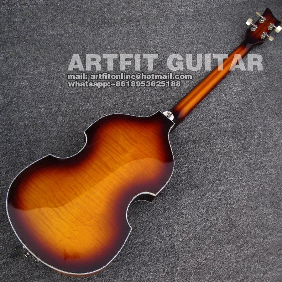 Hofner HCT 500-1 скрипка бас-гитара золотистого цвета Делюкс 4 струны электрическая скрипка полуакустическая бас-гитара Guitare
